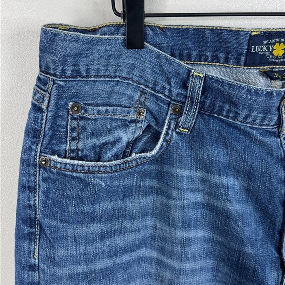 Lucky Brand 181 Relaxed Straight Jeans Men’s Denim Size 36x32 - Picture 3 of 10